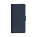 ラスタバナナ RastaBanana Galaxy A20 薄型手帳ケース サイドマグネット 5257GA20BO ネイビー×ブラウン