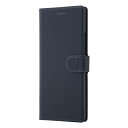 レイアウト rayout Xperia 8 手帳 シンプル マグネット スリープ対応/ダークネイビー