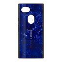 ナチュラルデザイン NATURAL design Google Pixel 3a専用背面ケース Premium Marble Navy GP3a-PREIS03