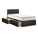 ドリームベッド dreambed 【フレームのみ】収納付き Epoint2703 ロングタイプ(クイーン1サイズ(FT220)エボニーオーク)【日本製】【受注生産につきキャンセル・返品不可】 【代金引換配送不可】