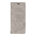 ナチュラルデザイン NATURAL design Xperia 8専用手帳型ケース Style Natural Gray Xp8-VS01