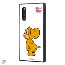 イングレム Ingrem Galaxy A41 /トムとジェリー/耐衝撃ハイブリッドケース KAKU/ジェリー ジェリー IQ-WGA41K3TB/TJ010