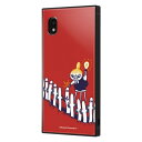 イングレム Ingrem Galaxy A21 耐衝撃ハイブリッドケース KAKU ムーミン リトルミイとニョロニョロ イングレム IQ-AGA21K3TB/MT013