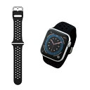エレコム ELECOM Apple Watch 40/38mm/バンド/シリコン/アクティブ AW-40BDSCNBK
