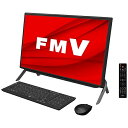 富士通｜FUJITSU デスクトップパソコン ESPRIMO FH77/F3(テレビ機能) ブラック FMVF77F3B 