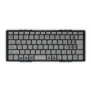 MOBO｜モボ 折りたたみキーボード (iOS/iPadOS/mac/Win) ブラック/グレー AM-K2TF83J/BKG [有線・ワイヤレス /Bluetooth・USB]