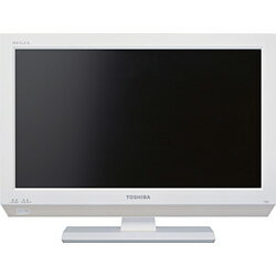 東芝19V型 地上・BS・110度CSチューナー内蔵 ハイビジョン液晶テレビ REGZA(ホワイト) 19B3(W)(USB HDD録画対応)3月12日9時59分まで！