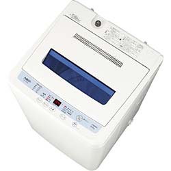 【送料無料】AQUA全自動洗濯機 「アクア」（洗濯6.0kg／簡易乾燥1.0kg）　AQW-S60A-W ホワイト [AQWS60AW]《設置をご希望の方は下記より設置券をお求めください》