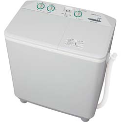 【送料無料】AQUA2槽式洗濯機 「アクア」（3.5kg）　AQW-N35-H シティグレー [AQWN35H]《設置をご希望の方は下記より設置券をお求めください》