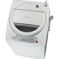【送料無料】東芝【ヒーター乾燥機能付き】 洗濯乾燥機（洗濯8.0kg／乾燥4.5kg）　AW-80VL-W ピュアホワイト [AW80VLW]