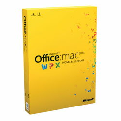 マイクロソフトOffice for Mac Home and Student 2011 1パック （オフィス マック Home and S） [OFFICE MAC HOME STUD]4月9日9時59分まで！