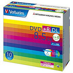 三菱化学メディア2.4〜8倍速対応 データ用DVD+R DLメディア （8.5GB・10枚）　DTR85HP10V1 [DTR85HP10V1]
