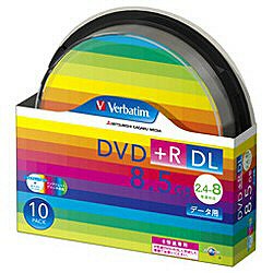 三菱化学メディア2.4〜8倍速対応 データ用DVD+R DLメディア （8.5GB・10枚）　DTR85HP10SV1 [DTR85HP10SV1]