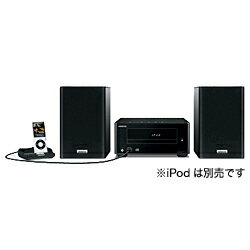 【送料無料】オンキヨーiPod dock/CD/USB搭載ミニコンポ（ブラック）X-U1(B) [XU1B]