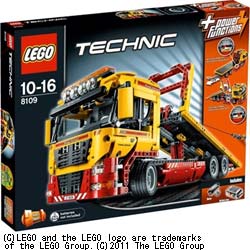 【送料無料】LEGO 8109 フラットベッド・トラック◇01◆11◆