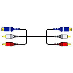 ビクター1mS端子ケーブル（S端子+音声⇔S端子+音声）VC-S410G