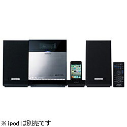 【送料無料】ケンウッドiPod dock/SD/CD/USB搭載ミニコンポ（シルバー） C-414-S [C414S]