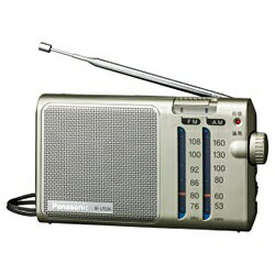 【送料無料】パナソニックFM／AM 2バンドレシーバー（シルバー） RF-U150A-S [RFU150AS]◆01◆数量限定！在庫限り！