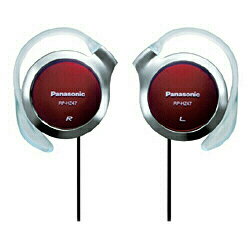 パナソニック耳かけ型ヘッドホン(レッド) RP-HZ47-R 1.0mコード [RPHZ47R]◆01◆