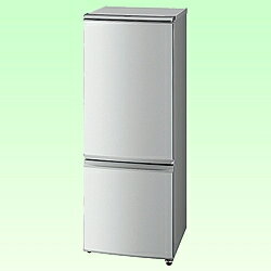 シャープ《基本設置料金セット》 2ドア冷蔵庫（167L）　SJ-17T-S サテンシルバー [SJ17TS]