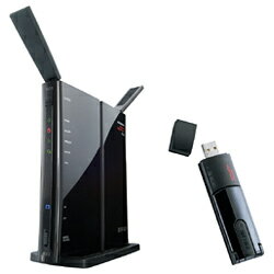 【送料無料】BUFFALO無線LANルータ（n/b/g対応・USB子機セット）WZR-HP-G302H/U [WZRHPG302HU]