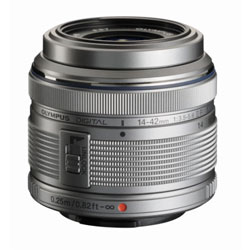 【送料無料】オリンパスM.ZUIKO DIGITAL 14-42mm F3.5-5.6IIR（シルバー）