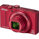 【送料無料】ニコンCOOLPIX S8200(ブリリアントレッド)◆02◆