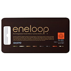 サンヨー単4形 充電式ニッケル水素電池 「eneloop 8色セット」（8本）　HR-4UTGB-8C [HR4UTGB8C]