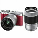 【2013年11月23日発売】【送料無料】富士フイルムFUJIFILM X-A1【ダブルズームレンズキット】（レッド／デジタル一眼） [FUJIFILMXA1]