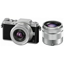 【送料無料】パナソニックLUMIX GF7【ダブルズームレンズキット】DMC-GF7W-S(シルバー/デジタル一眼) [DMCGF7WS]