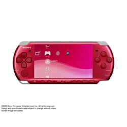 【送料無料】ソニーコンピュータPSPプレイステーションポータブル PSP-3000 ラディアント・レッド◆04◆