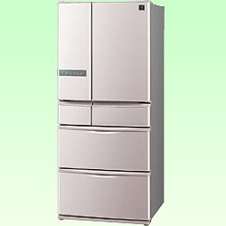【送料無料】シャープ6ドア冷蔵庫 「プラズマクラスター冷蔵庫」（560L）　SJ-XF56W-N コーラルゴールド[SJXF56WN]