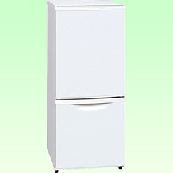 【送料無料】パナソニック2ドア冷蔵庫（138L）　NR-B144W-W ホワイト[NRB144WW]