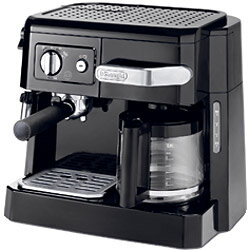 【送料無料】デロンギドリップコーヒー・エスプレッソ・カプチーノメーカー（10杯分）　BCO410J-B ブラック[BCO410JB]