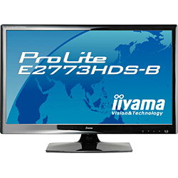 【送料無料】イーヤマ27型ワイド LEDバックライト搭載液晶モニター ProLite E2773HDS-B　PLE2773HDS-B1 [PLE2773HDSB1]