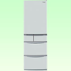 【送料無料】パナソニック《基本設置料金セット》 5ドア冷蔵庫（426L）　NR-ETR436-H クリアグレー [NRETR436H]