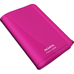 【送料無料】ADATAポータブルHDD ［USB2.0・500GB］ ピンク・ADATAクラシックシリーズ　ACH94-500GU-CPK [ACH94500GUCPK]