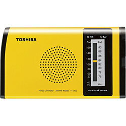 【送料無料】東芝防水形充電ラジオ（イエロー） TY-JR50 [TYJR50]