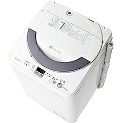 シャープ全自動洗濯機 （洗濯5.5kg／簡易乾燥1.0kg［化繊］）　ES-GE55N-S シルバー系 [ESGE55NS]