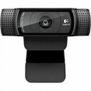 【送料無料】ロジクール【Windows8対応】WEBカメラ［USB・300万画素］ Logicool HD Pro Webcam C920t（ブラック）　C920t [C920t]