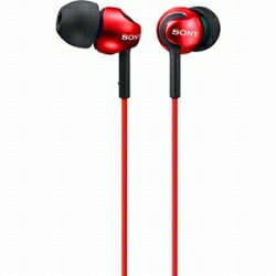 ソニー密閉型インナーイヤーヘッドホン(レッド) MDR-EX110LPR [MDREX110LPR]