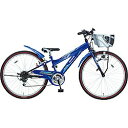 【送料無料】【メーカー直送品・代引き不可】パナソニック24型 子供用自転車 ザイオン(ブルー/6段変速) B-ZB46V