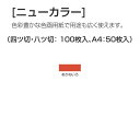 ニューカラー(色画用紙) 8切 あかねいろ 100枚[メール...