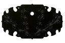 オリエント12-118 鍵座 黒 ‐ 50個入 前飾/鍵座,鉄/亜鉛,BIDOORオリエント