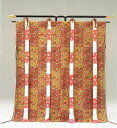 【 ポイント2倍 1/16 1:59迄 】 現品限り 印度更紗模様 日本製 国産 送料無料 代引き手数料無料 <京都商工会議所会頭賞受賞>シルクロードの風合いが見事に織りなされています 現品限り 帷子 帳