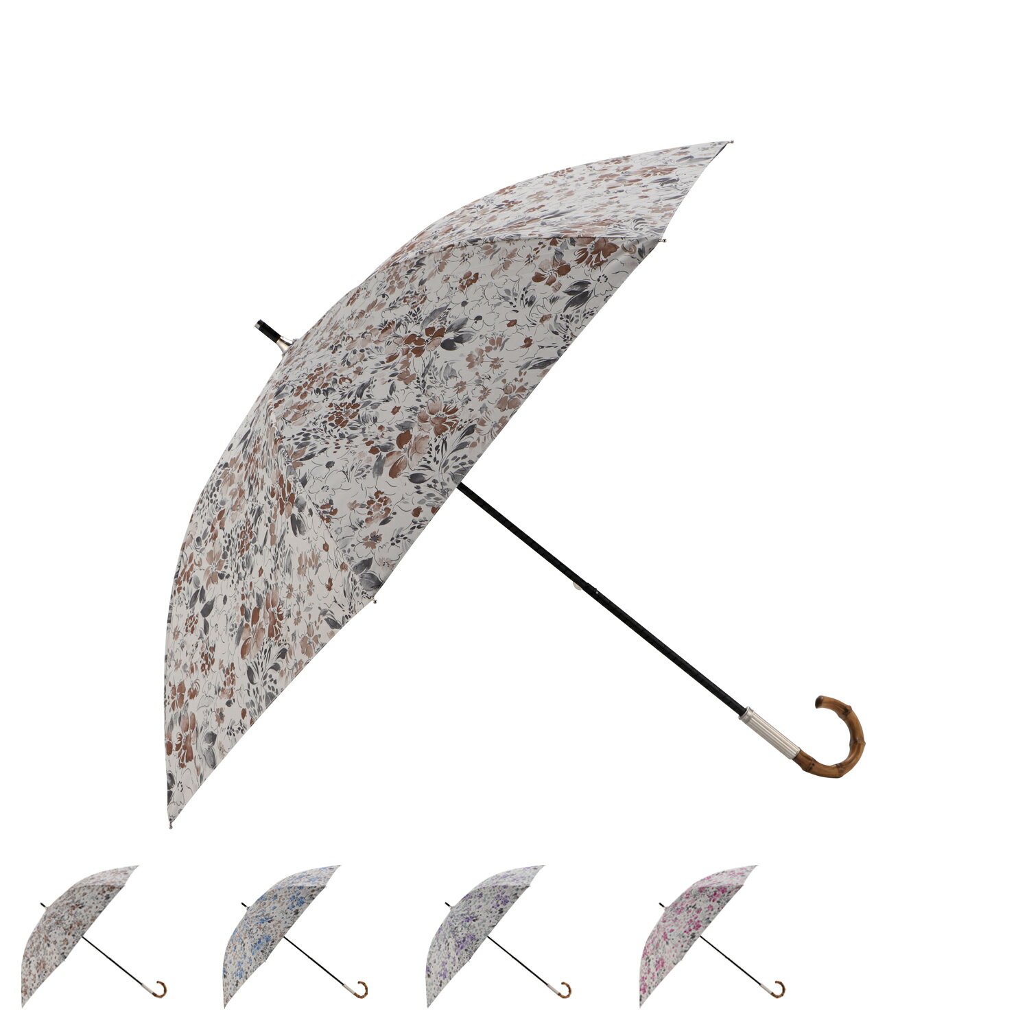 JILL STUART ジル スチュアート 日傘 雨傘 ショート傘 長傘 晴雨兼用 東レ サマーシールド レディース 50cm 8本骨 軽量 撥水 遮光 遮熱 UVカット ベージュ ブルー グリーン ピンク 1JI 23066