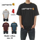 カーハート Tシャツ CARHARTT T-SHIRTS USAモデル メンズ 大きいサイズ carhartt ロゴ 半袖 プリント USA メール便あす楽対応