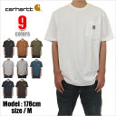 カーハート Tシャツ CARHARTT T-SHIRTS USAモデル メンズ 大きいサイズ ポケット Tシャツ ロゴ 半袖 USA メール便あす楽対応