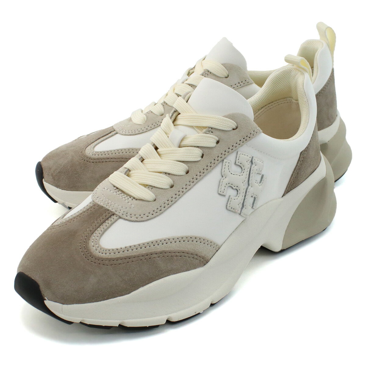 【訳あり】Tory Burch トリーバーチ スニーカー#7 83833 100 GOOD LUCK TRAINER レディース ホワイト