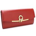 フェラガモ FERRAGAMO 2211 GANCINO CLIP ガンチーノ クリップ 2つ折り長財布 小銭入付き 22-D150 0683314 LIPSTICK レッド系 レディース ladies ladies ブランド 財布 サイフ ウォレット 長サイフ wallet 最安挑戦中